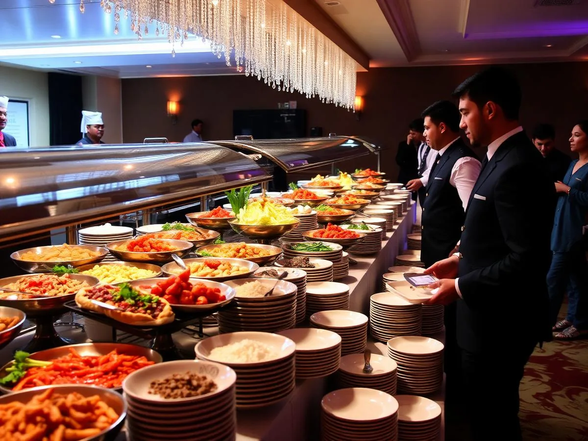 Buffet & live counters
